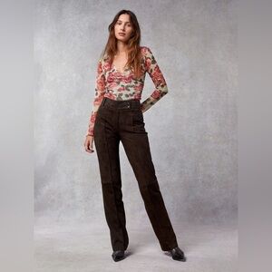 Rouje 38 Nolan Suede Pants